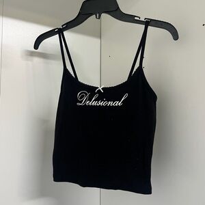 Garage Black Camisole Top